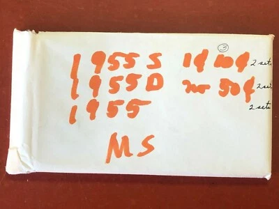 1955 U.S. Complete Original Naturally Toned Double Mint Set 22 Coins 12 Silver - Image 1 of 4