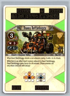 The Eye of Judgment Dwarf Battlebuggy #151 Sony PS3 Biolith Rebellion Set 2 - Image 1 of 2
