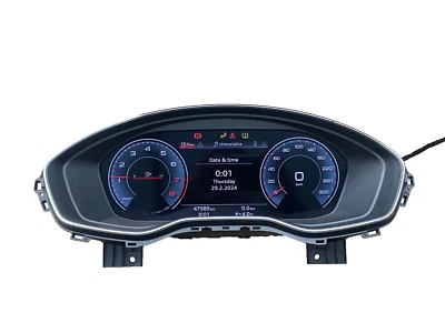 AUDI Q5 SQ5 80A SPEEDOMETER INSTRUMENT CLUSTER VIRTUAL LCD CLUSTER VIRTUAL 80A920790 - Image 1 of 4