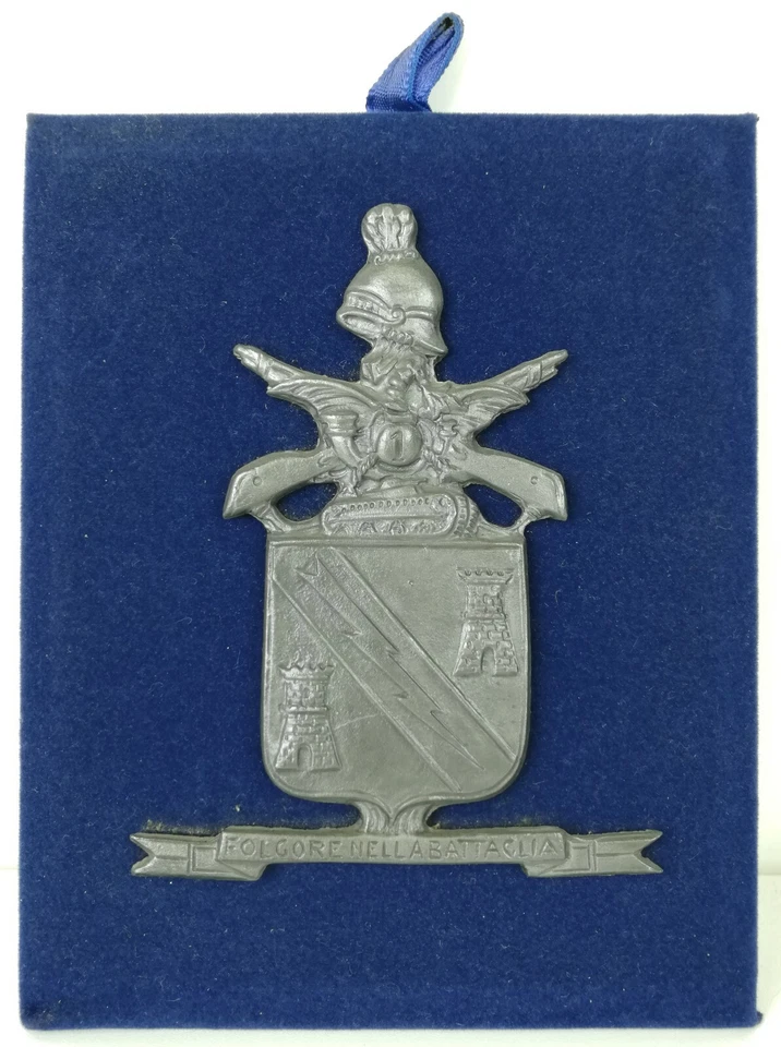 CREST - MILITARE - FOLGORE NELLA BATTAGLIA - 15,5X12,5 CM - Immagine 1 di 1