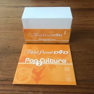 Trivial Pursuit DVD Pop Culture 2 Replacement Question Cards & DVD 2005 Hasbro - Picture 1 of 2