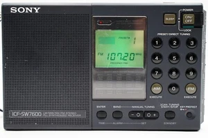 Sony ICF-SW7600 Stereofoniczny odbiornik PLL Syntetyzowany - Zdjęcie 1 z 7