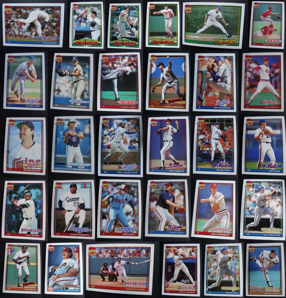 1991 Topps Baseball Cards Complete your Set You U Pick From List 1-200 - Image 1 of 1