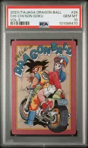 PSA10 2023 ITAJAGA DRAGON BALL VOL.3 29 SON GOKU/CHI CHI - Picture 1 of 2