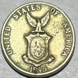 1945-S PHILIPPINES US ADMINISTRATION 5 CENTAVOS - Picture 1 of 6