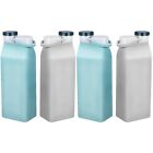 2 Stk Wiederverwendbar Auslaufsicher Tragbar Faltbare Wasserflaschen