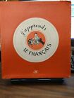 J'apprends le Francais Play-Sing and Learn French 4 78 rpm with books VG 210825