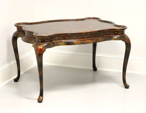 MAITLAND SMITH Chinoiserie Painted Coffee Cocktail Table Cover