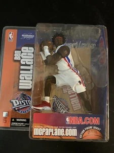McFarlane NBA 2003 Ben Wallace Series 5 Action Figure Pistons White Jersey - Picture 1 of 5