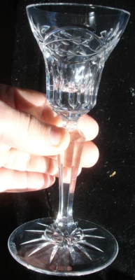 изящный 6,25» Gorham кристалл вина шампанского огранки стекла чашка кубок Fleur de Lis - Изображение 1 из 4