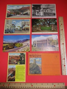 Vintage Postcards Southern US Unposted AZ, Nevada, Texas, Grand Canyon Old Cars - Picture 1 of 24