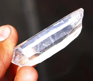 Himalaya natürlicher klarer Kristall Quarz grob / roher Stein 65 mm x 20 mm | 36 Gramm - Bild 1 von 6