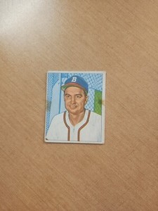 1950 Bowman #111 -Walker Cooper- Boston Braves