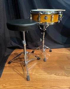 Ludwig Element Evolution Snare Drum, Stand, Throne Sticks - Gold Sparkle - Picture 1 of 3