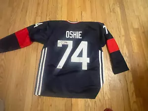 TJ Oshie signed TEAM USA Trikot Beckett Hologramm handsigniert - Bild 1 von 4