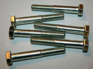 Tornillo de tapa hexagonal gruesa M10 X 1.5 X 70MM DIN 931 8.8 chapado en zinc ENVÍO GRATUITO en EE. UU. - Imagen 1 de 4