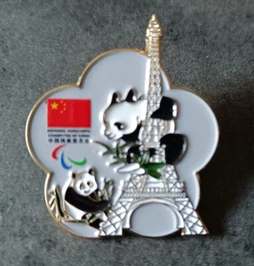PIN RARE PIN'S .. OLYMPIQUE OLYMPIC FRANCE PARIS 2024 PARALYMPIC CHINA PRC ~US - Picture 1 of 1