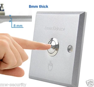 Heavy Duty Alloy Door Touch Exit Button Push Release Switch Panel Access Control - Picture 1 of 5