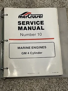 Mercrusier Outboards Repair Manual Number 10 gm 4 Cyl #90-14693 1-588 - Picture 1 of 2