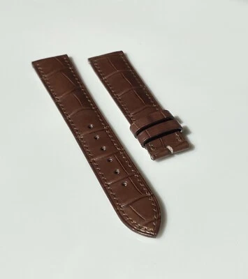 Genuine Patek Philippe Brown Alligator Leather Band Strap 18mm x 16mm - Image 1 of 4