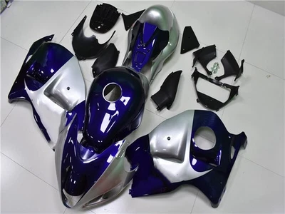 Carenados azules plateados para carrocería de inyección Suzuki GSXR1300 Hayabusa 1999-2007 Foto 1 de 4