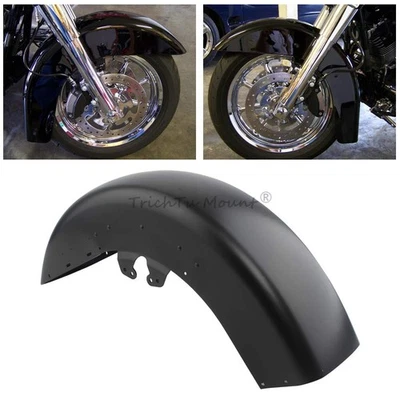 Front Wheel Fender Black For Harley 2014-2024 Touring Electra Road Glide Special - Imagem 1 de 4