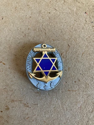 RICM - insigne étoile bleu foncé (centenaire) - numéroté - Photo 1/2