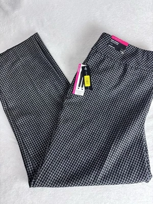 Pantalones cortos para mujer Investments 14 S negros grises a cuadros Park Avenue Fit nuevos con etiquetas Foto 1 de 4