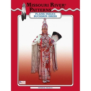 Plains Indian Buckskin Dress Pattern - Picture 1 of 2