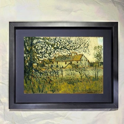 Arte enmarcado personalizado Maurice Utrillo "Paisaje, Pierrefitte" Foto 1 de 3
