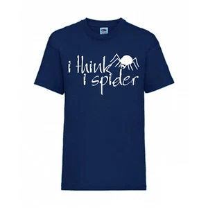 i think i spider FUN Shirt T-Shirt Fruit of the Loom S - 5XL Navy (Art.-Nr.-52) - Bild 1 von 14