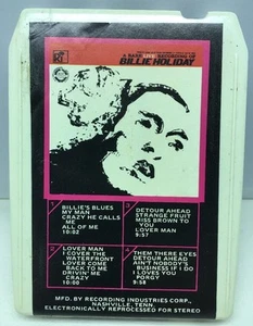 A Rare Live Recording Of Billie Holiday 8 track tape M-2001 - Picture 1 of 6