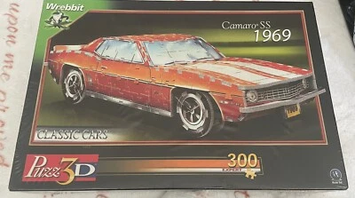 Wrebbit Puzz 3D 1969 Camaro SS Classic Cars 3D Puzzle 300 Pieces SEALED NEW - Image 1 of 2