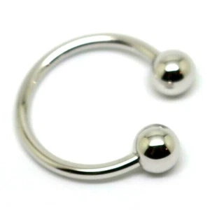 Genuine Sterling Silver Key Ring Large Horseshoe Shape Free express post in oz - Bild 1 von 9