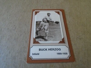 1974 Fleer Cloth Patches Laughlin Pioneers of Baseball BUCK HERZOG  #27 - Picture 1 of 2