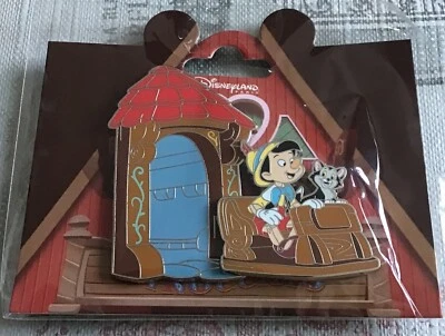 Disney Pin Pinocchio + Chloe, Disneyland Paris, Open Edition - Bild 1 von 2