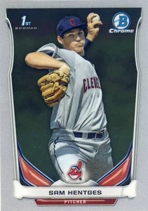 (57) 2014 Bowman Draft SAM HENTGES Rookie LOT ALL CHROME Indians CDP117 - Bild 1 von 1