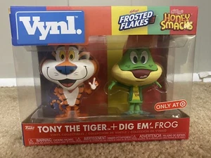 Funko Pop Vynl Tony The Tiger & Dig em' Frog Ad Icons Frosted Flake Honey Smacks - Picture 1 of 6