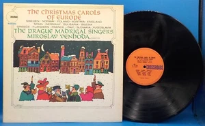The Prague Madrigal Singers, Miroslav Venhoda LP Christmas Carols Of Europe BX8A - Picture 1 of 2