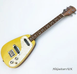HiGuitarsUK Luthier Made Raindrop 19" Solid Body Electric Baritone Ukulele - Picture 1 of 10