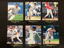 1993 Upper Deck Reggie Jackson Clutch Performers Lot of 6.  See List