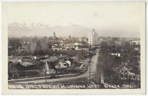 1920 Baker, Oregon - FOTO REAL Descripción general de la ciudad - Postal vintage - Imagen 1 de 2