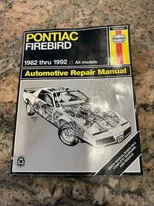 Haynes Pontiac Firebird 1982-1992 all Models Repair Manual (79019) 867 - Picture 1 of 4
