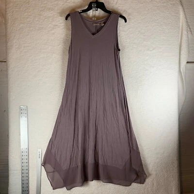 Vestido sin mangas midi tejido sin mangas pequeño LOGO By Lori Goldstein para mujer 10054 Foto 1 de 4