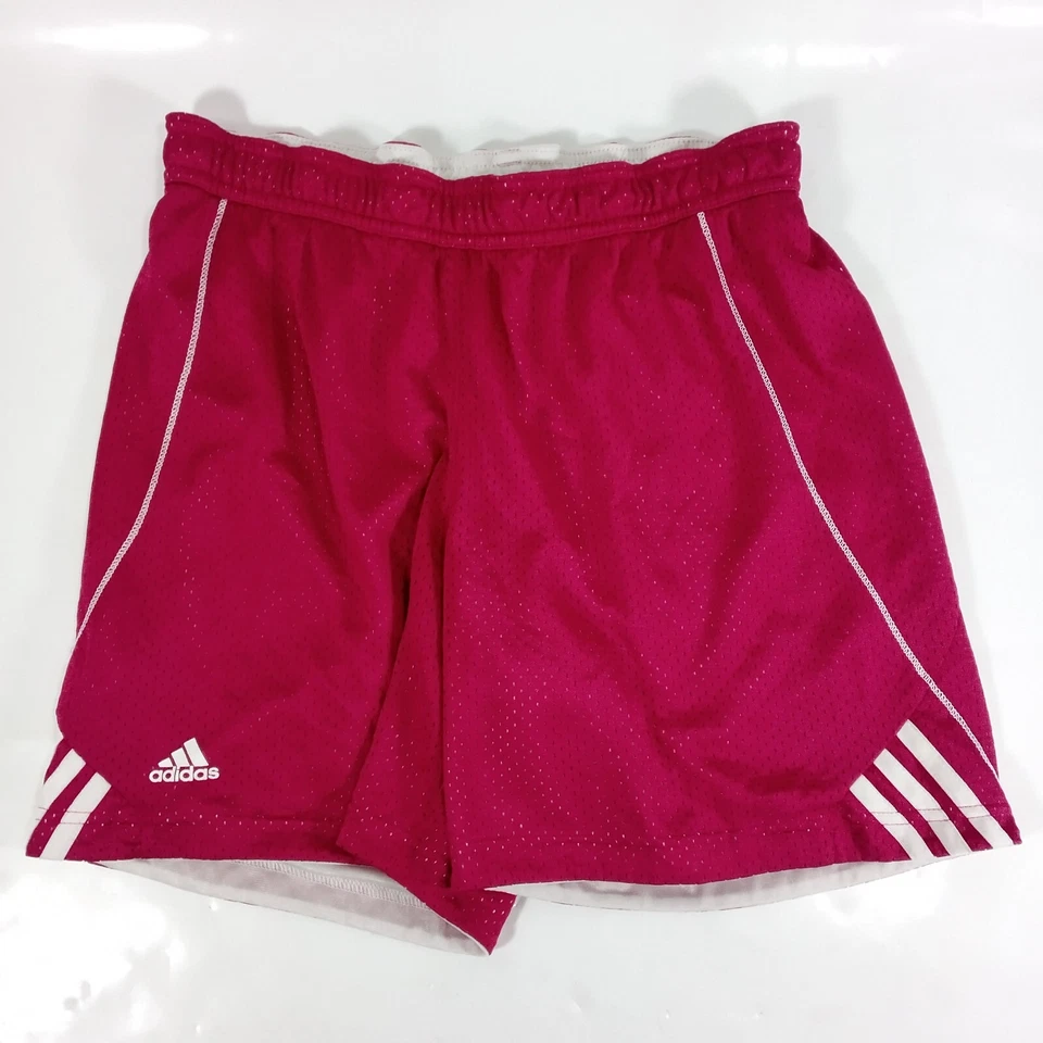 Pantalones cortos de baloncesto para mujer Adidas rosa 30-34" W Foto 1 de 4