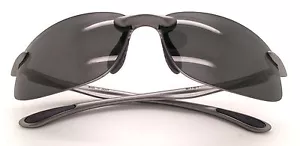 New Polarized Martini M11 Silver / Grey Sunglasses with Maui Jim Cleaning Cloth - Picture 1 of 12