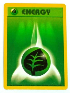 Grass Energy 94/102 Pokemon Card Base Set - Picture 1 of 12