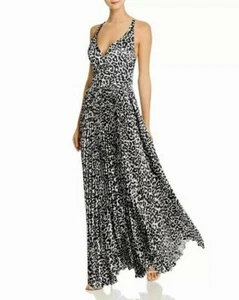 NUEVO VESTIDO PLISADO LAUNDRY BY SHELLI SEGAL ESTAMPADO ANIMAL HQ06K14 TALLA 2 $258.00 - Imagen 1 de 2