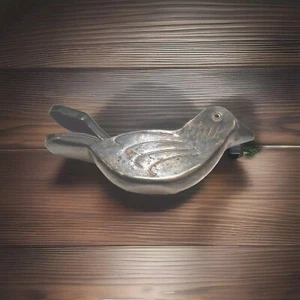 Edelstahl Kanarien Vogel Form Knoblauch oder Zitrone Presse Zerkleinerer 5” x 2” - Bild 1 von 6