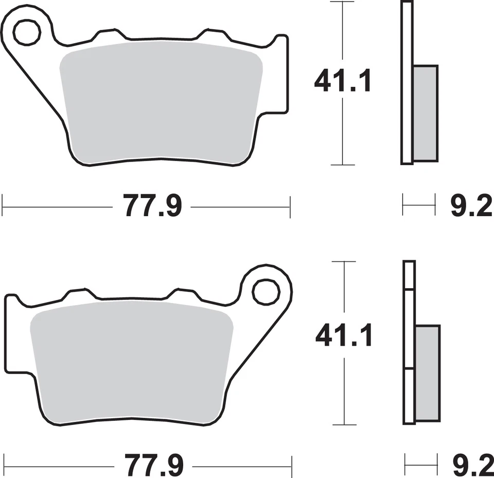 SBS LS Sintered Brake Pads 675LS - Image 1 of 1